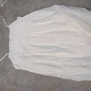 White, Lacy floral dress